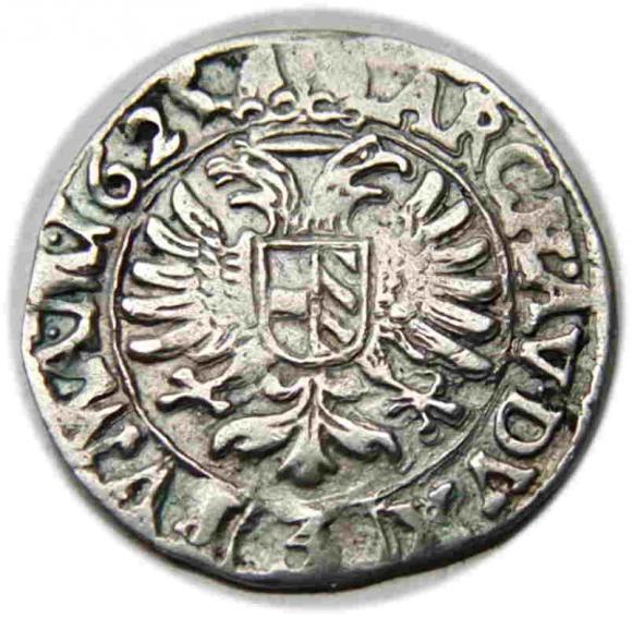 3 krajcary 1626 Ferdynand II Habsburg Austria Kutna Hora (2)