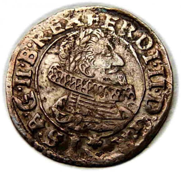 3 krajcary 1630 Ferdynand II Habsburg Praga (1)