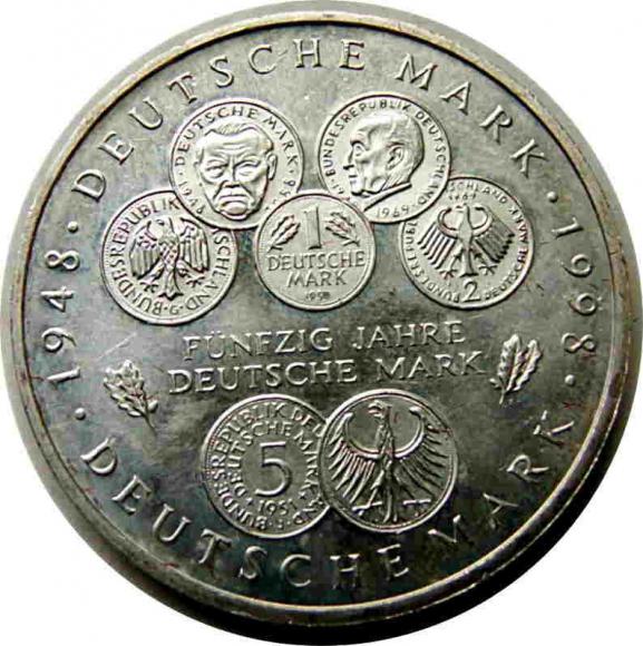 10 marek 1998 50 lat marki niemieckiej Niemcy (1)