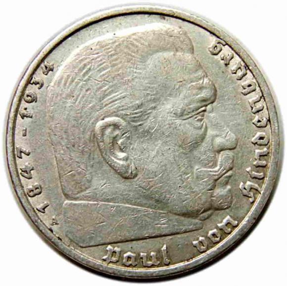 5 marek 1937 A Paul von Hindenburg Niemcy Berlin (1)