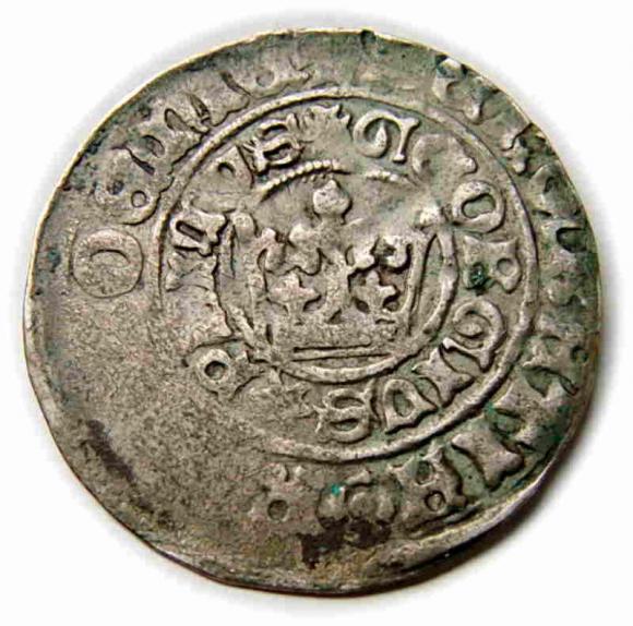 Grosz praski Jerzy z Podiebradu Czechy Praga (1)