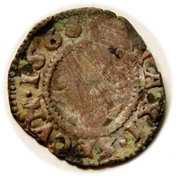 Pfennig 1565 Maximilian II Kutna Hora (1)