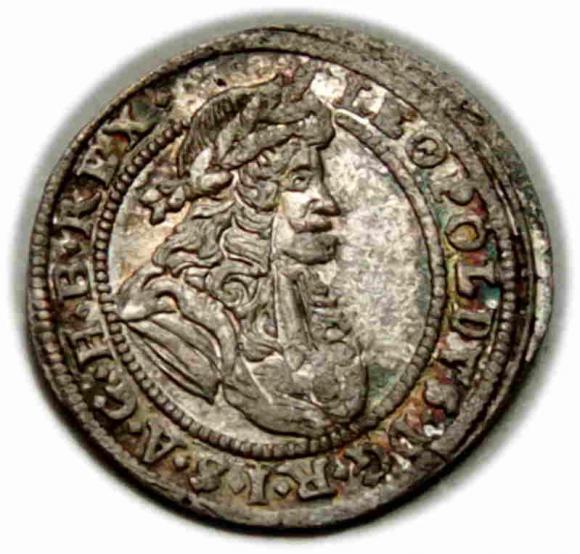 1 krajcar 1698 Leopold I Habsburg Opole (1)