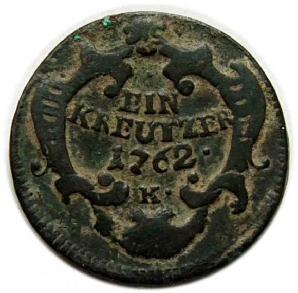 1 krajcar 1762 Maria Teresa Habsburg Austria (1)