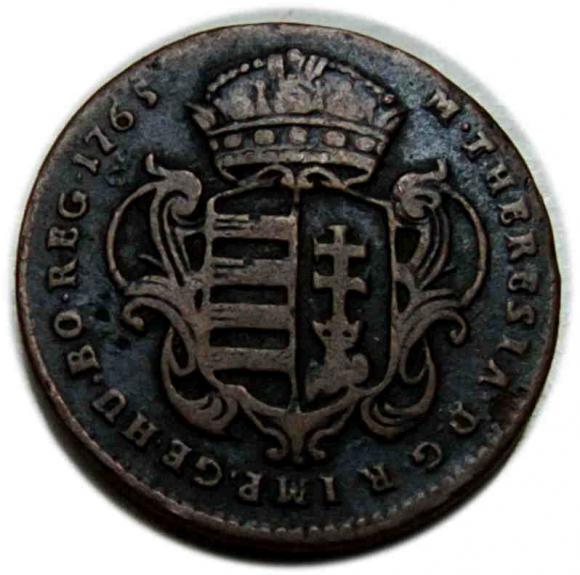 Denar 1765 Maria Teresa Habsburg Węgry (2)