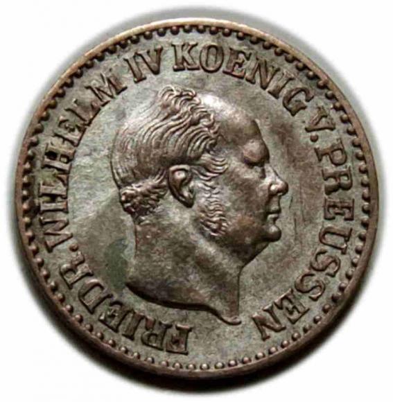 1 silber groschen 1855 Fryderyk Wilhelm IV Prusy Berlin (1)