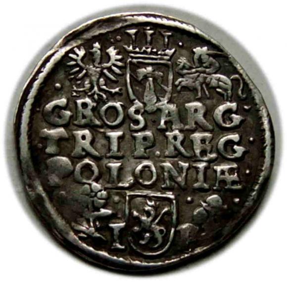 Trojak 1596 Zygmunt III Waza Wschowa (1)