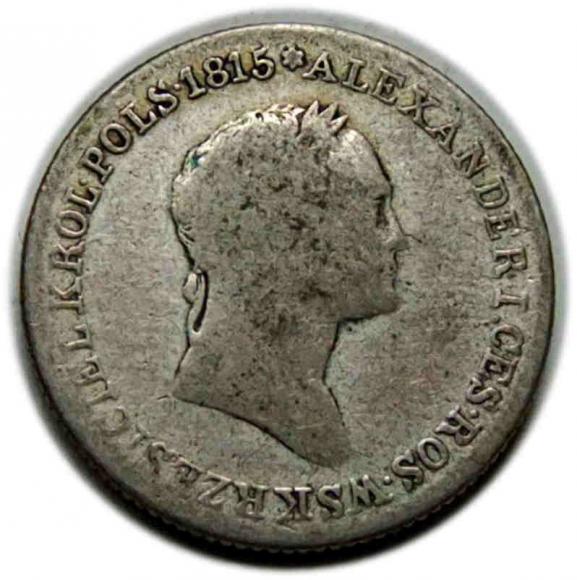 1 złoty 1827 Aleksander I Romanow Królestwo Polskie Warszawa (1)