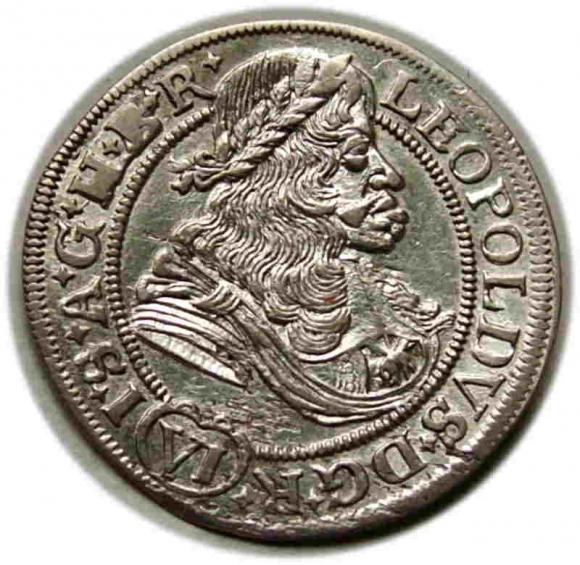 6 krajcarów 1675 Leopold I Habsburg Wrocław (1)