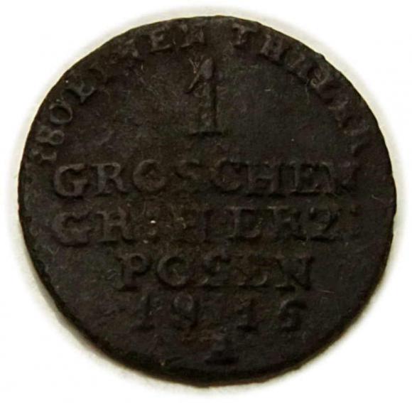 Grosz 1816 Fryderyk Wilhelm III Wielkie Księstwo Poznańskie Berlin