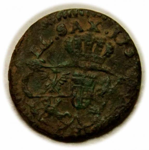 Szeląg August III Sas Gubin (2)