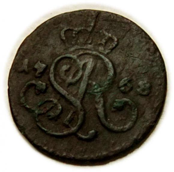 Półgrosz 1768 Stanisław August Poniatowski Kraków (2)