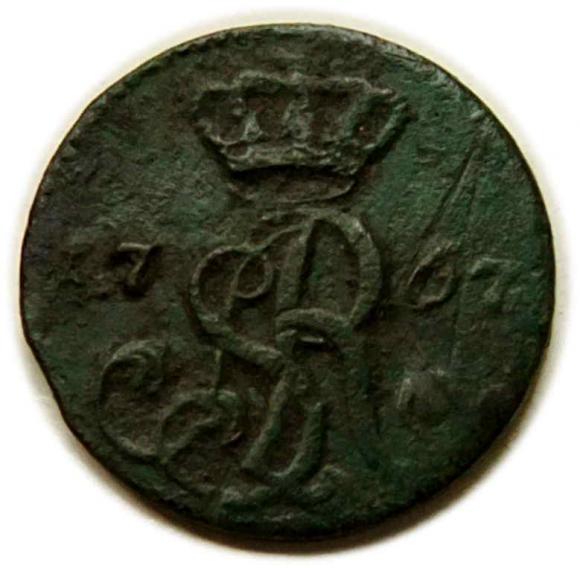 Grosz 1767 Stanisław August Poniatowski Warszawa (1)