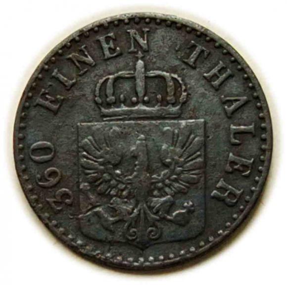 1 fenig 1856 Fryderyk Wilhelm IV Prusy Berlin (2)