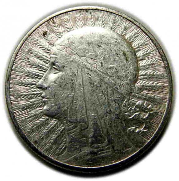 10 złotych 1932 Głowa Kobiety II RP Londyn (1)