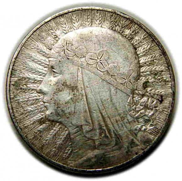 10 zlotych 1933 Head of Woman II Republic of Poland Warsaw (1)