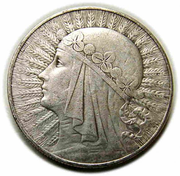 10 złotych 1933 Głowa Kobiety II RP Warszawa (1)