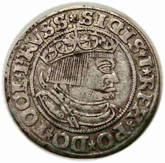 Grosz 1532 Zygmunt I Stary Księstwo Pruskie Toruń (1)