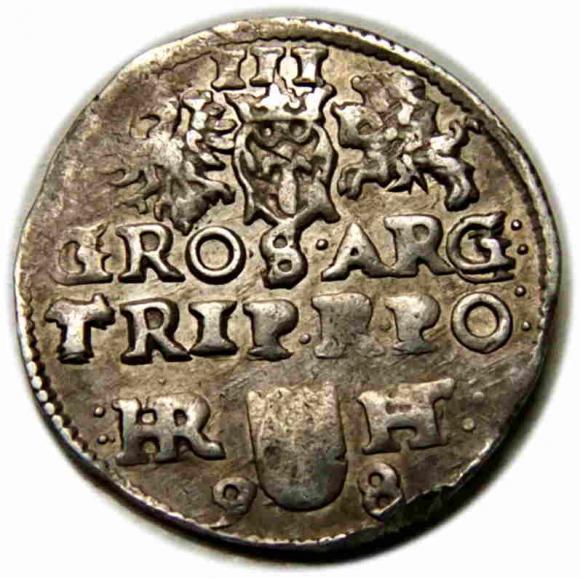 Trojak 1598 Zygmunt III Waza Bydgoszcz (2)