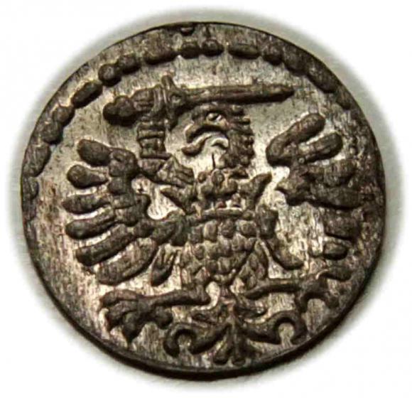 Denar 1597 Zygmunt III Waza Gdańsk (2)