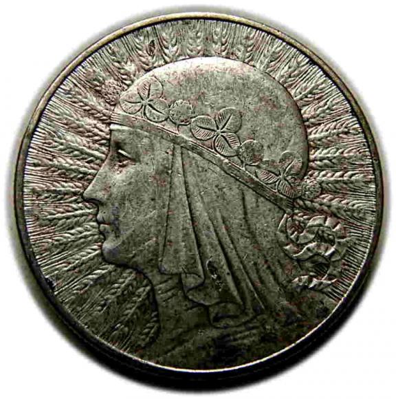 10 złotych 1933 Głowa Kobiety II RP Warszawa (1)