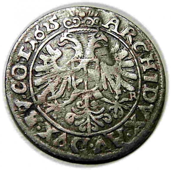 3 krajcary 1625 Ferdynand II Habsburg Wrocław (2)
