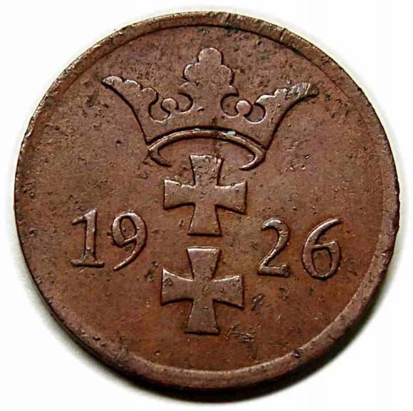 2 fenigi 1926 Wolne Miasto Gdańsk (2)