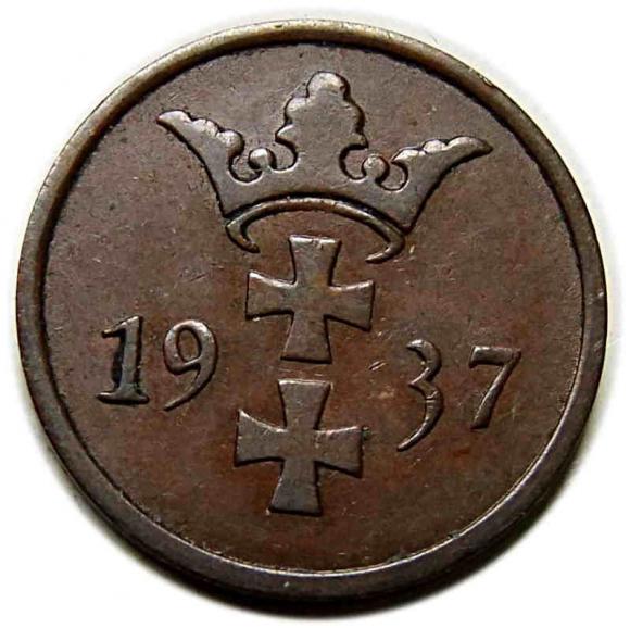 2 fenigi 1937 Wolne Miasto Gdańsk (2)