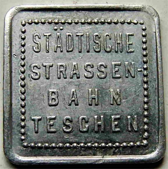 12 halerzy Cieszyn / Teschen żeton tramwajowy (2)