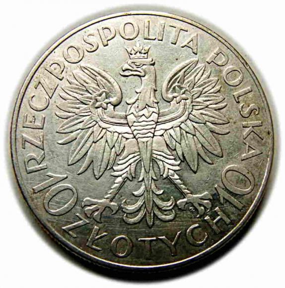 10 złotych 1933 Jan III Sobieski II RP (2)