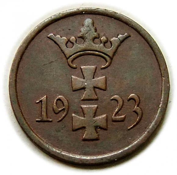 1 fenig 1923 Wolne Miasto Gdańsk (2)