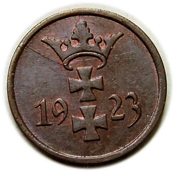 1 fenig 1923 Wolne Miasto Gdańsk (2)