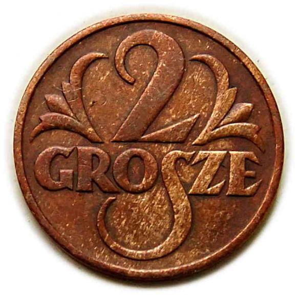 2 grosze 1938 II RP Warszawa (1)