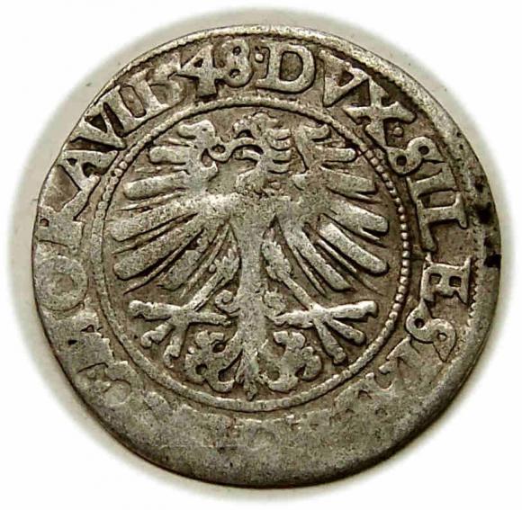 Grosz 1548 Ferdynand I Habsburg Wrocław (2)