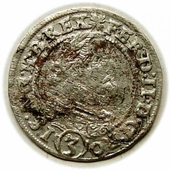 3 krajcary 1630 Ferdynand I Habsburg Wrocław (1)