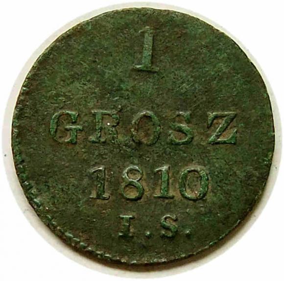 1 grosz 1810 Księstwo Warszawskie Warszawa (1)