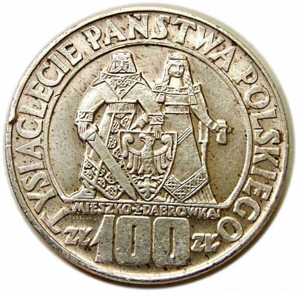 100 złotych 1966 Mieszko i Dąbrówka PRL (1)