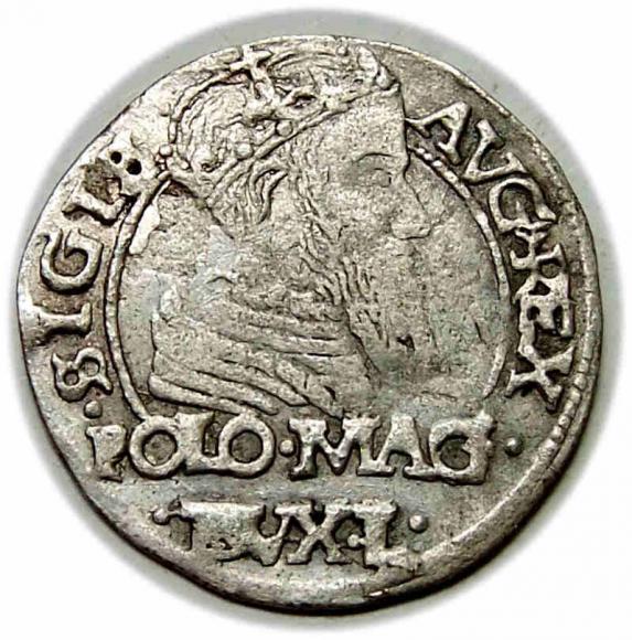 Grosz 1566 Zygmunt II August Wilno (2)