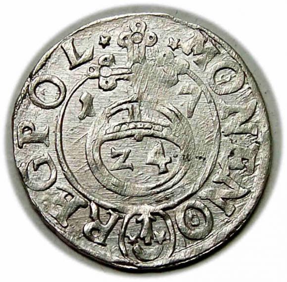 Półtorak 1617 Zygmunt III Waza Bydgoszcz (1)