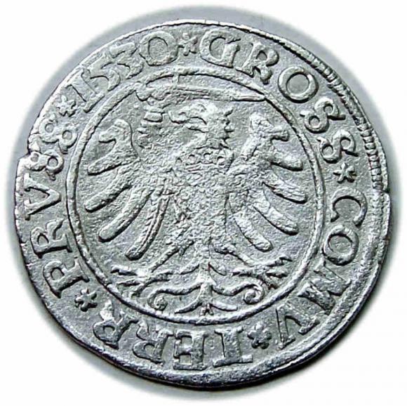 Groschen 1530 Sigismund I the Old Torun