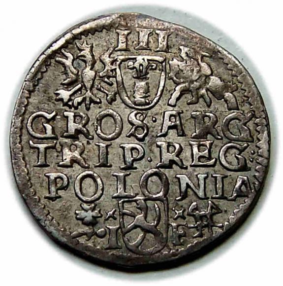 Trojak 1595 Zygmunt III Waza Wschowa (2)