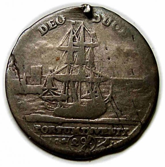 Dwugrosz 1717 August II Mocny Sas Drezno (1)