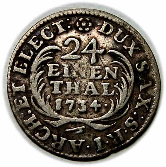 1/24 talara 1734 August III Sas Drezno (1)
