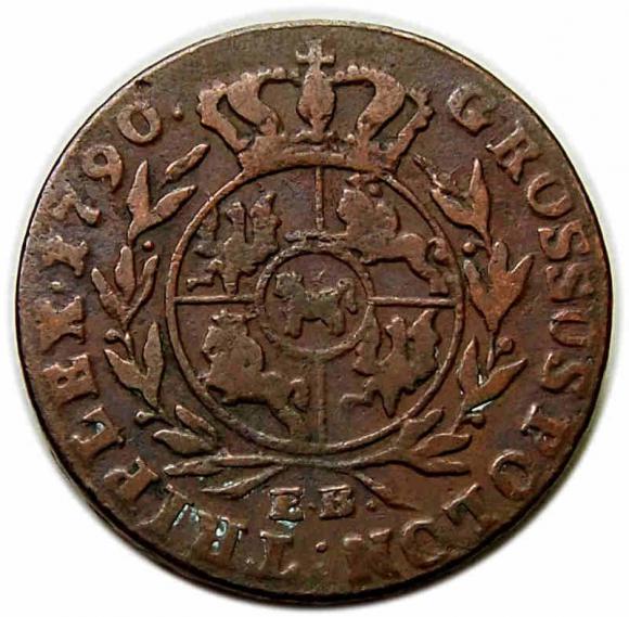 Trojak 1790 Stanisław August Poniatowski Warszawa (2)