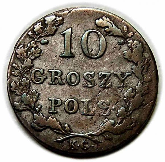 10 groszy 1831 Powstanie Listopadowe Warszawa (1)