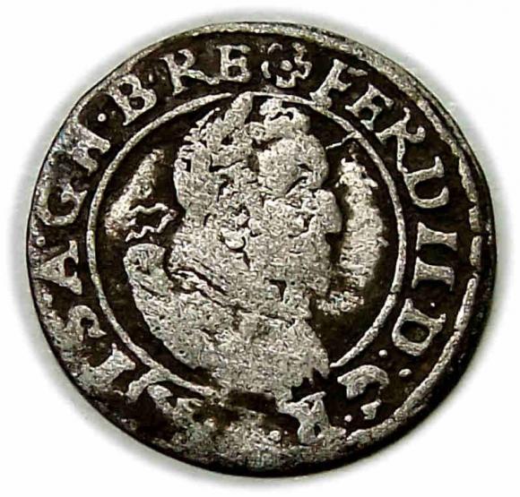 1 krajcar 1626 Ferdynand II Habsburg Wrocław (1)