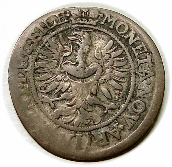 6 krajcarów 1673 Ludwika Anhalcka Księstwo Brzesko - Legnicko - Wołowskie Brzeg (2)