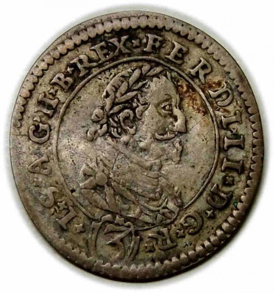 3 krajcary 1626 Ferdynand II Habsburg Austria Graz (1)