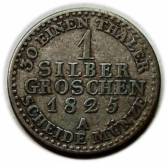 1 silber grosz 1825 Fryderyk Wilhelm III Berlin (2)