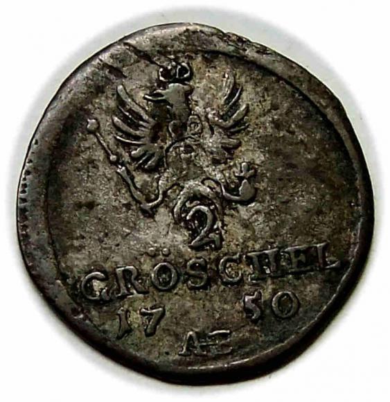 2 groschel 1750 Frederick the Great Wroclaw (2)